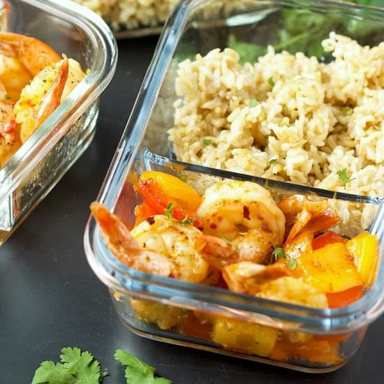 Instant Pot Shrimp Meal Prep