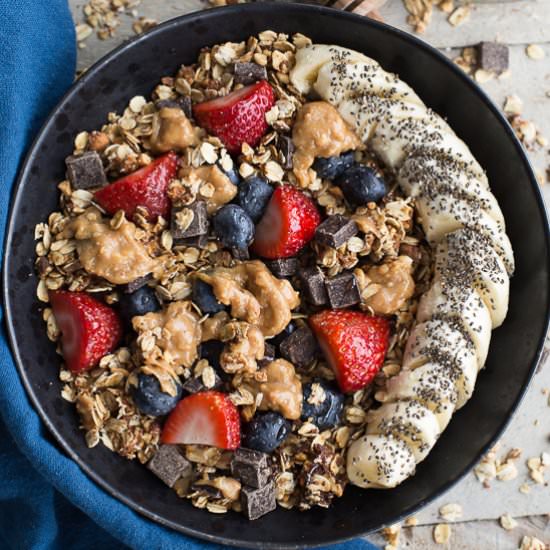 Chocolate Peanut Butter Granola