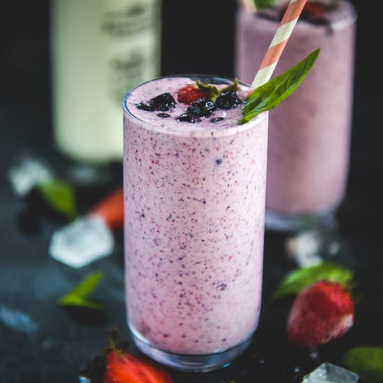 Strawberry Blueberry Smoothie