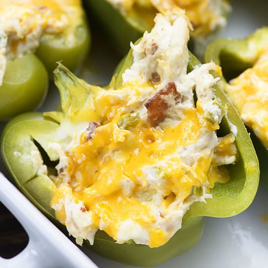 Jalapeno Popper Stuffed Peppers