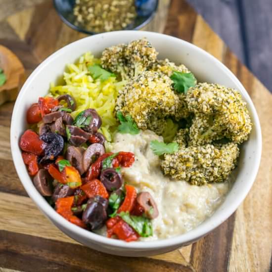Za’atar Crusted Cauliflower Bowls