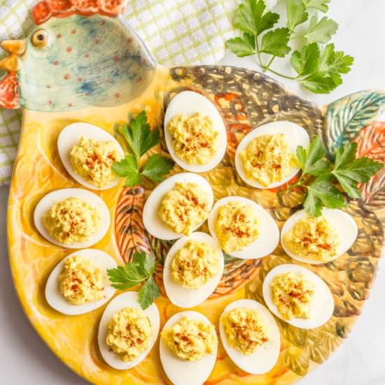Classic Southern deviled eggs