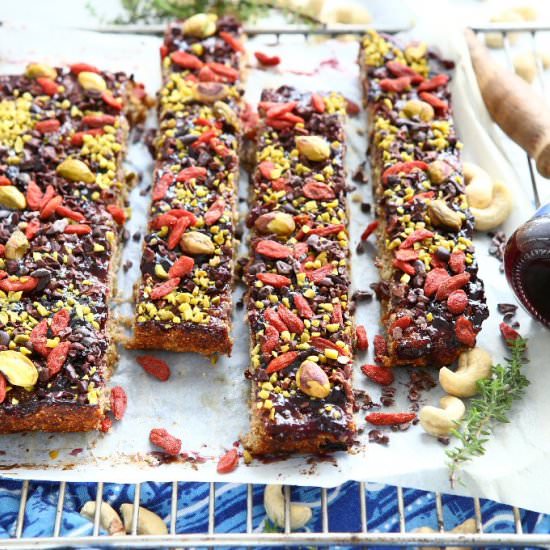 Teff Cashew Breakfast Bars