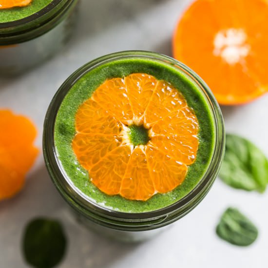Protein Mandarin Green Smoothie