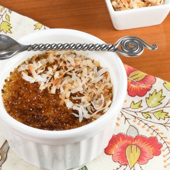 Coconut Crème Brûlée