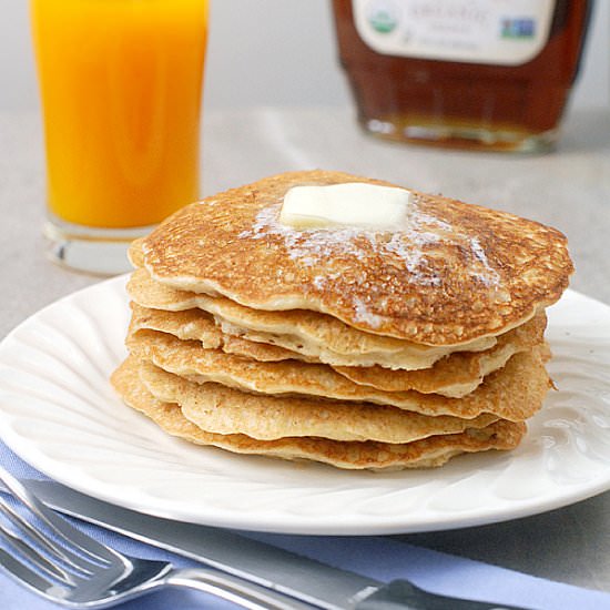 Thin Swedish Oatmeal Pancakes
