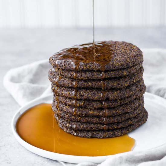 Vegan Keto Baked Pancakes