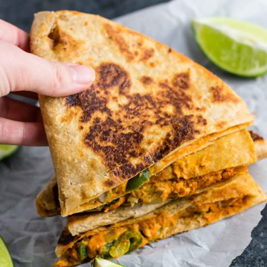 Ultimate Vegan Quesadillas