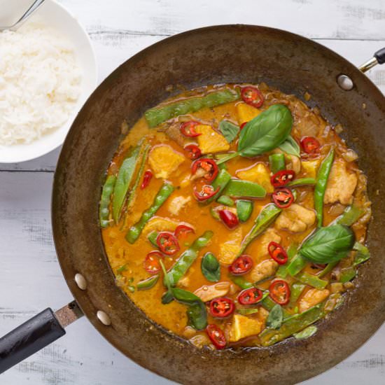Orange Chicken With jasmine Rice