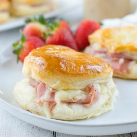 Honey Ham Biscuits