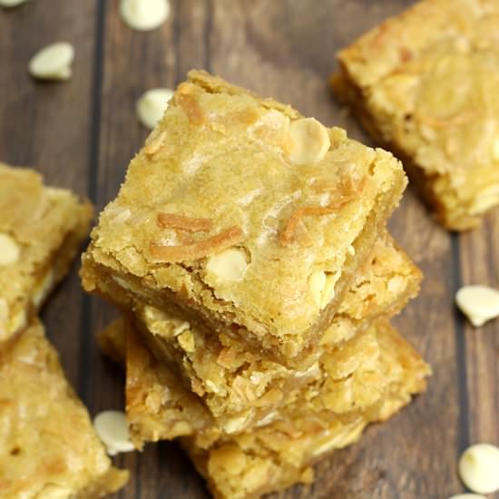 Toasted Coconut Blondies
