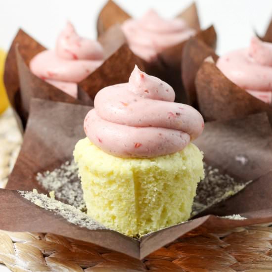 Raspberry Lemon Cupcakes