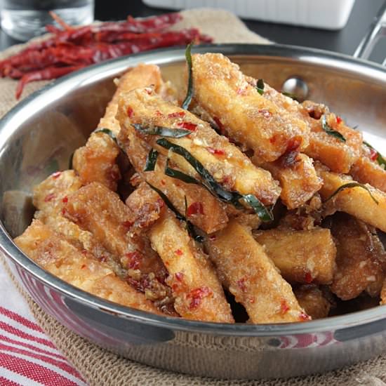 spicy tamarind glazed tofu sticks