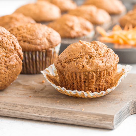 Spiced Carrot Muffins