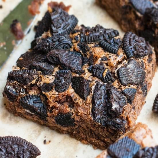 Fudgy Oreo Brownies