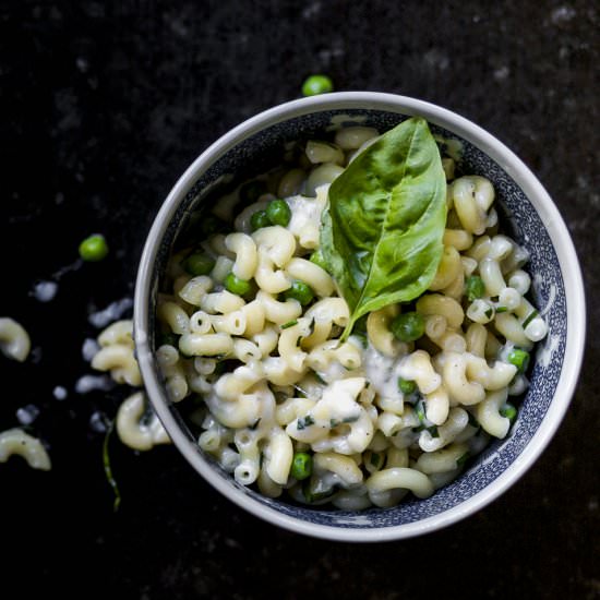 Spring Greens Mac and Cheese