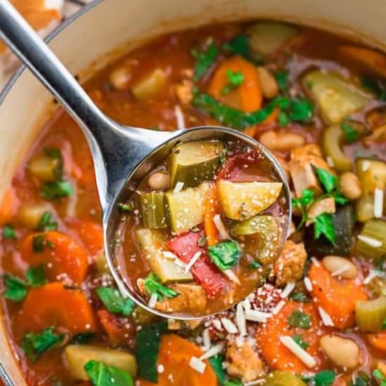 Vegetable Tuscan Chicken Soup