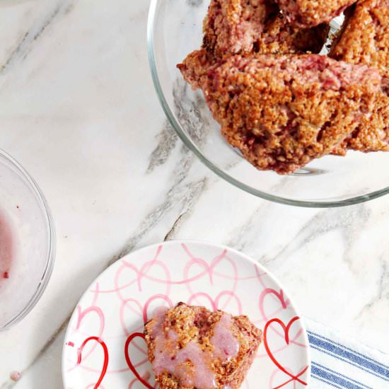 Fresh Strawberry Scones