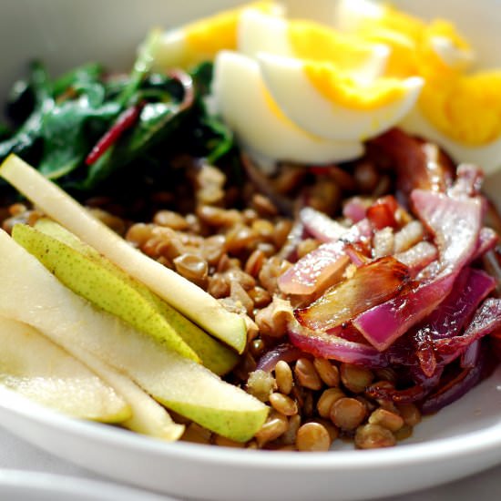 Green Lentil Power Bowls