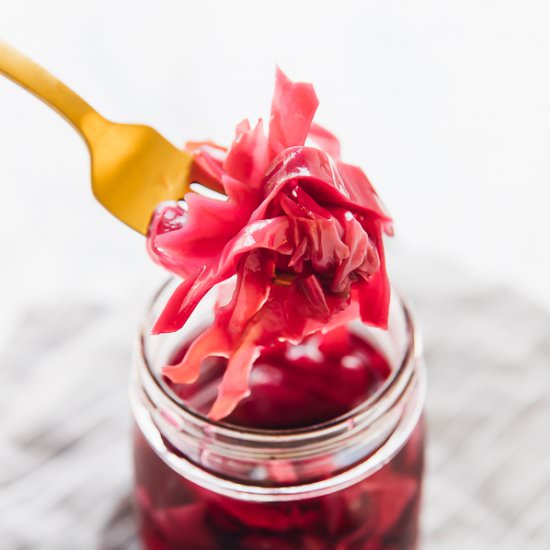 Quick Pickled Cabbage