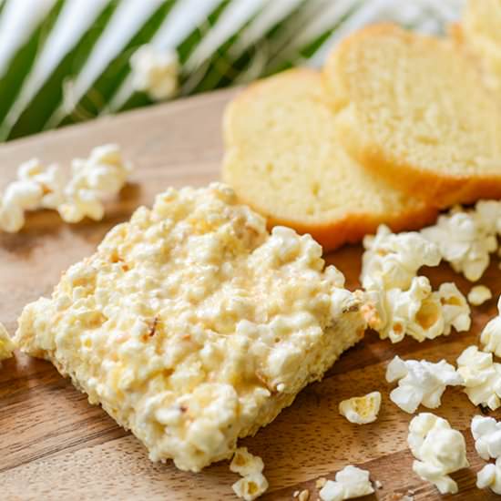 Popcorn Pound Cake Bars