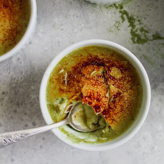 Matcha Creme Brulee