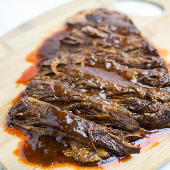 Slow Cooker BBQ Beef Brisket