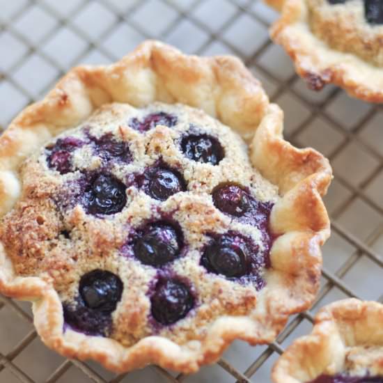 Mini Almond Blueberry Tart