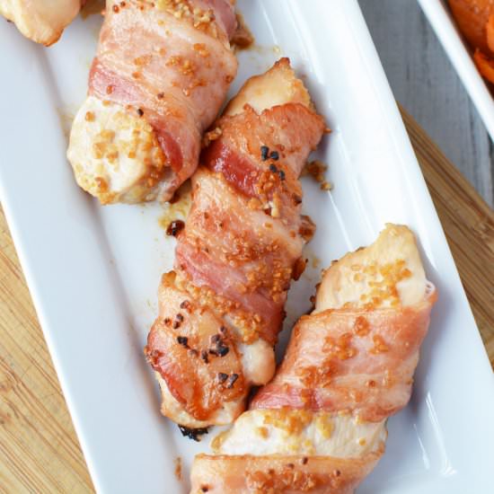 Bacon wrapped chicken tenders