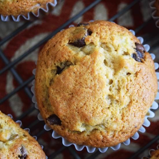 Banana Choclate Chip Muffins