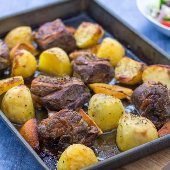 Greek Lamb Traybake (Kleftiko)