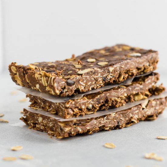 Chocolate Cashew Protein Bars