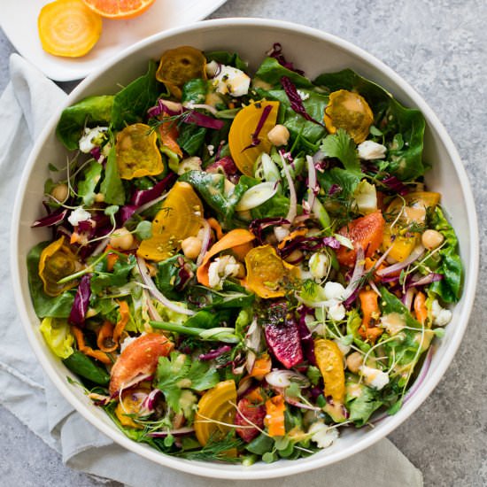 Citrus Beet Salad with Goat Cheese