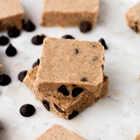Chocolate Chip Almond Butter Bars