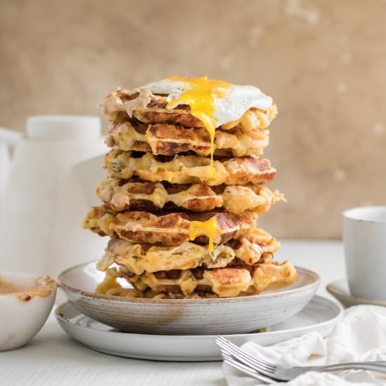 Rosemary Cheddar Buttermilk Waffles