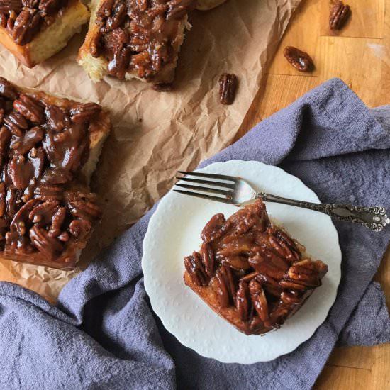 Banana Bread Sticky Buns