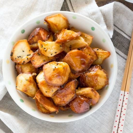 Korean Candied Sweet Potatoes