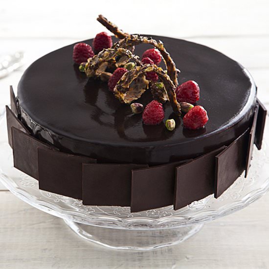 Pistachio Chocolate Mousse Cake