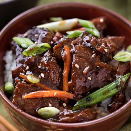 Slow Cooker Mongolian Beef