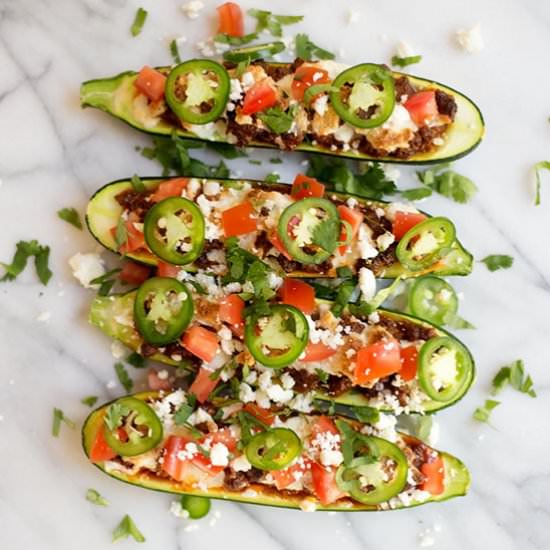Mexican Zucchini Boats
