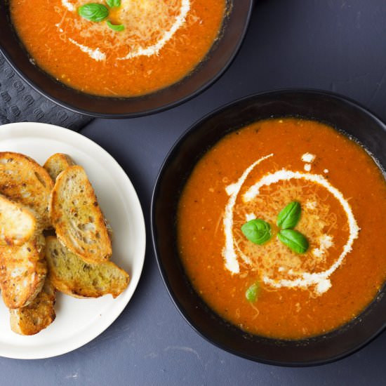 Roasted tomato soup
