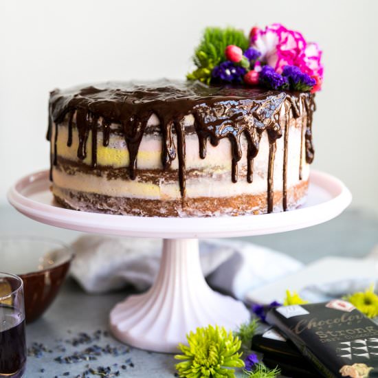 Vanilla Lavender Layer Cake