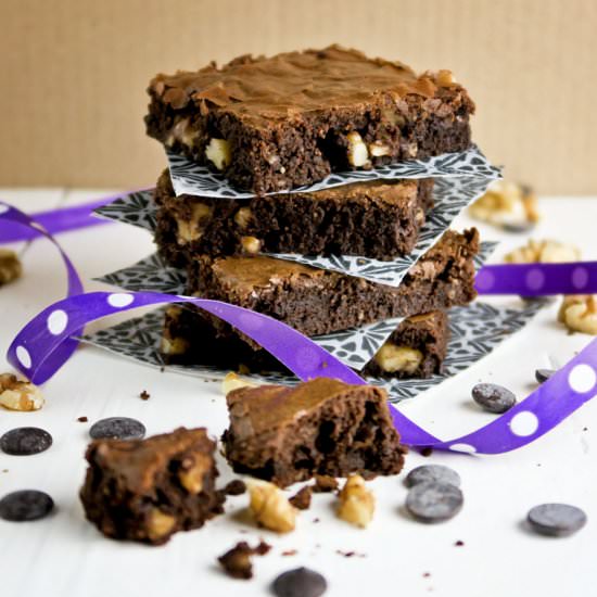 Walnut brownies