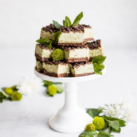 mint cheesecake