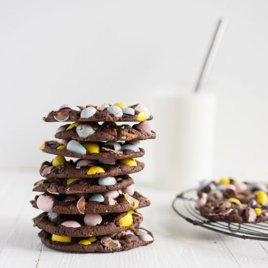 Milk Chocolate Mini Egg Cookies