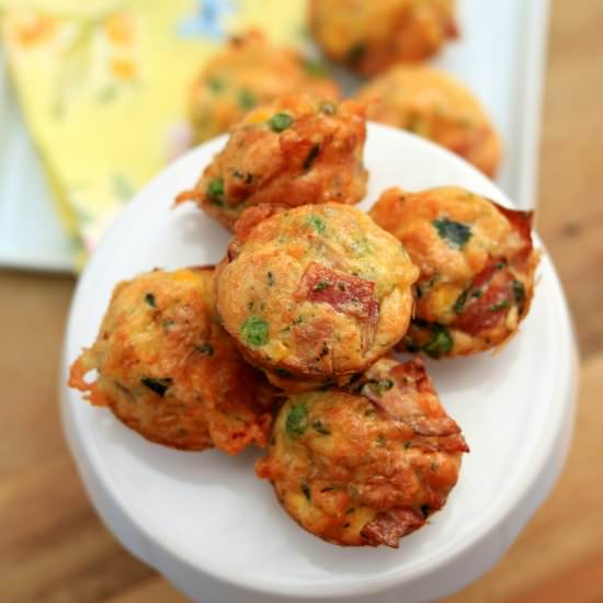 Ham & Cheese Impossible Pies