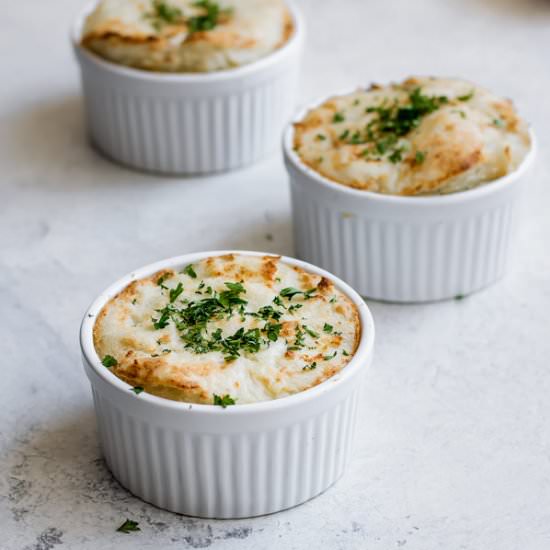 Vegan lentil shepherd’s pie