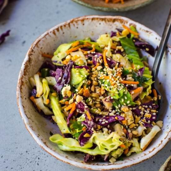 Crunchy Peanut Butter Coleslaw