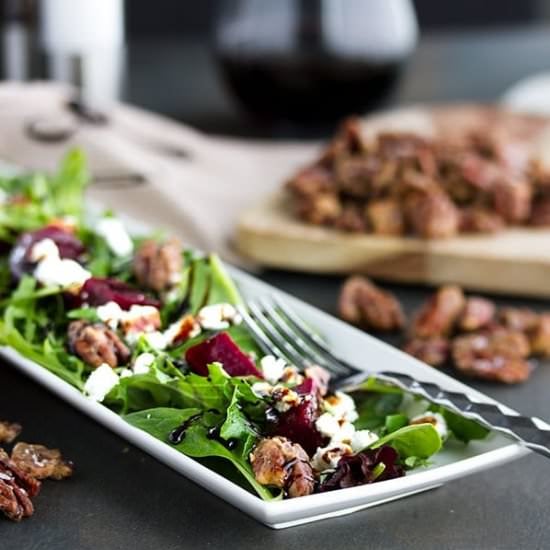 Pickled Beet Salad with Goat Cheese