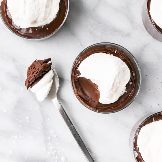Earl Grey Chocolate Pudding